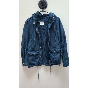 Abercrombie & Fitch Navy Blue Light Coat